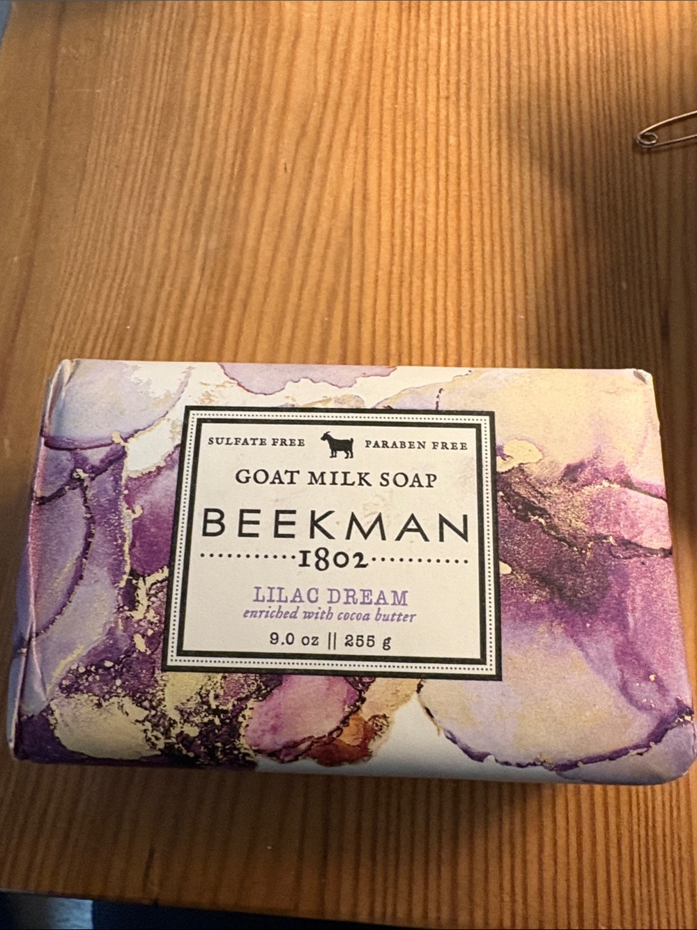 Beekman 1802 Lilac Dream 9 Ounce Goat Milk Bar Soap. NWT